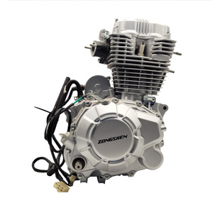 Wholesale ORIGINAL Zongshen Gasoline 4 Stroke CG125 125cc Air Cooled CDI Complete Engine For Three-Wheels Tricycle Motorcycles