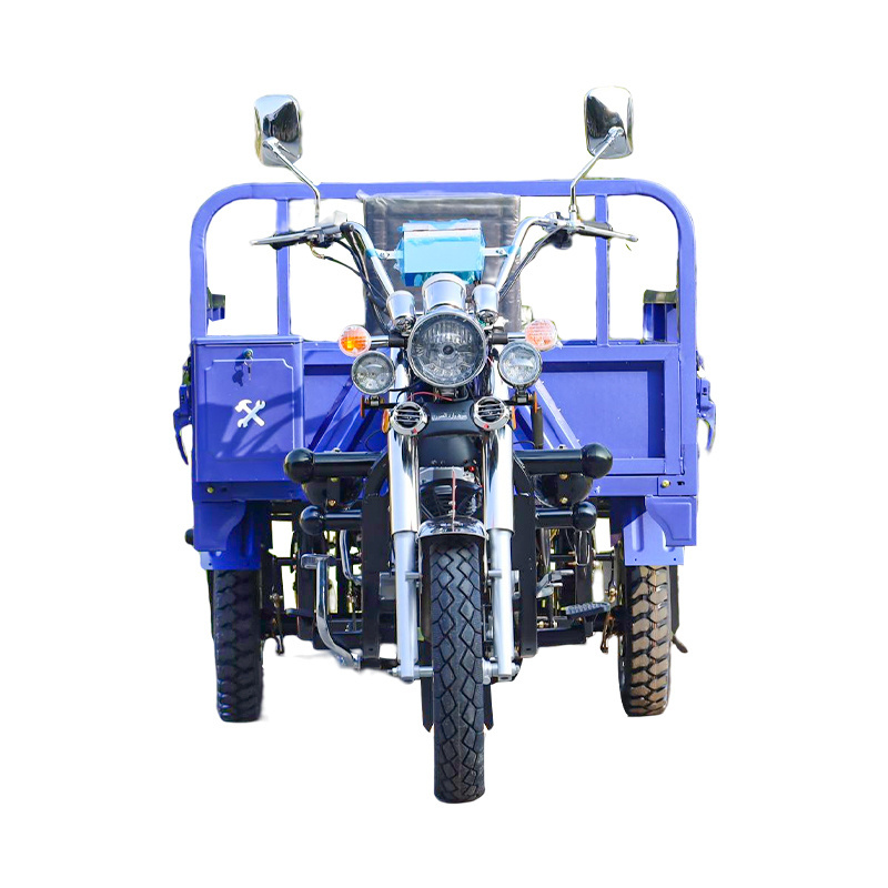 Ready Gasoline Tricycle with Zongshen 150cc Engine Strong Bearing Cargo Tricar Three Wheels Customizable Tricycles