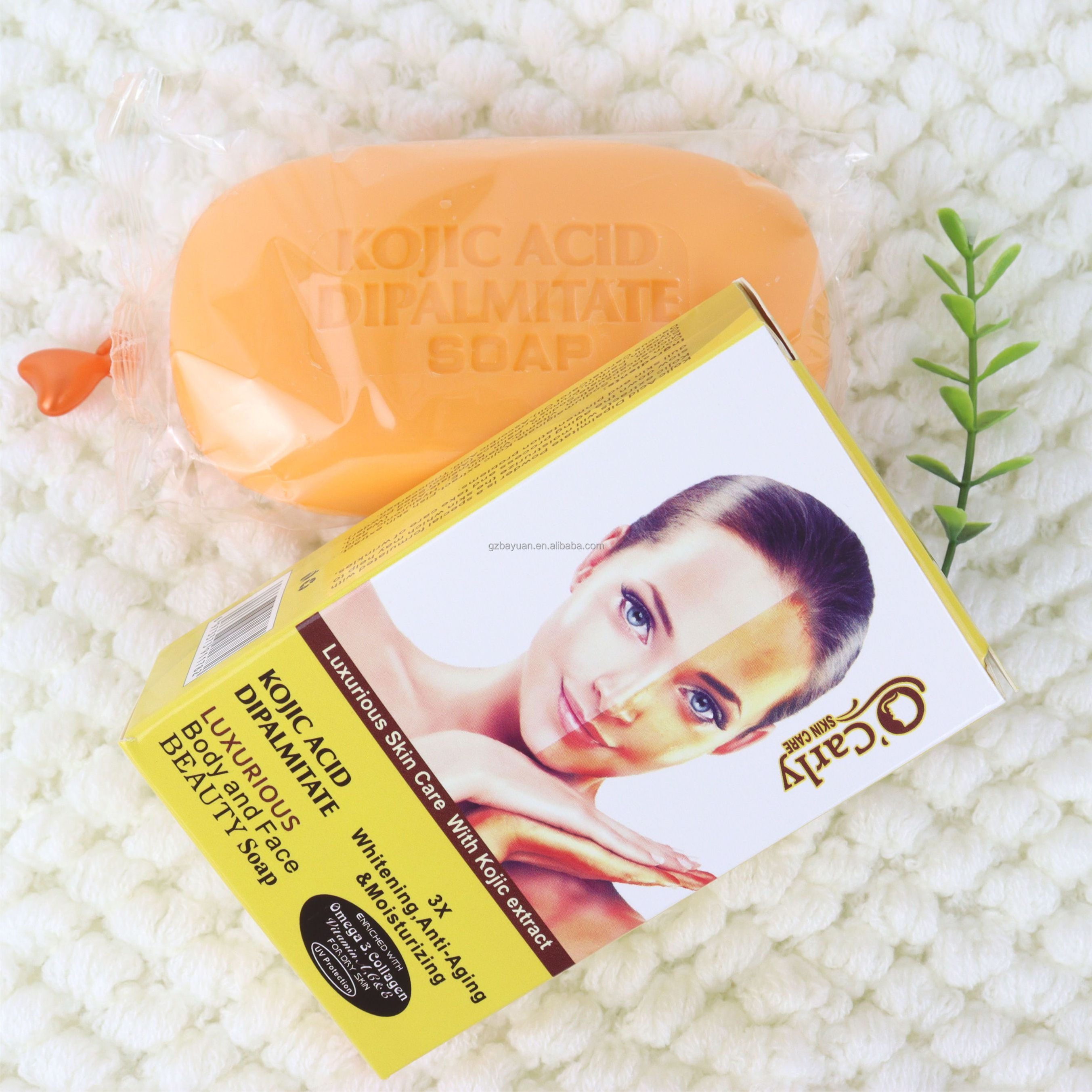 RT Private Label Kojic Acid Skin Lightening Organic Collagen Gluta Natural Body Care kojic acid Whitening Soap 200g