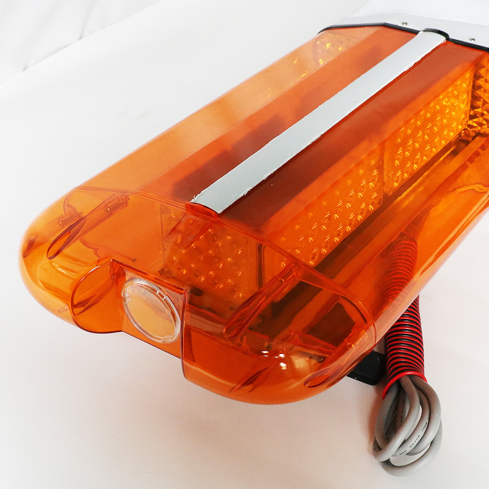 High Quality Super Bright Amber LED 47 inch Strobe Light Bar 120cm Emergency Warning Light For Tow Truck Vehicles Alarm 12V/24V