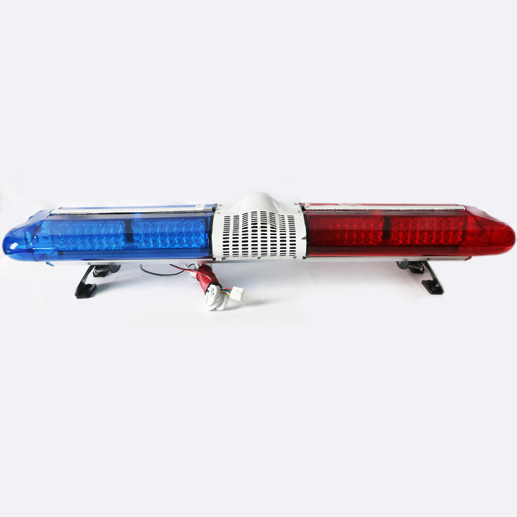 Biaochi 12 Volt LED Warning Strobe Light Bar For Truck Car Fire Truck Ambulance Alarm Flashing Lightbar With Siren Horn Speaker