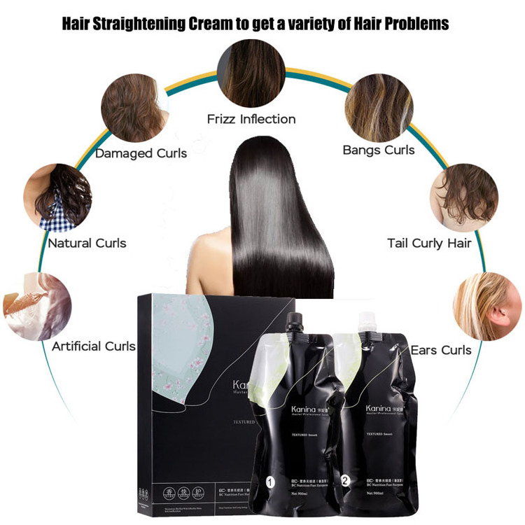 Long Lasting permanent rebonding hair perm hair straightening perm cream