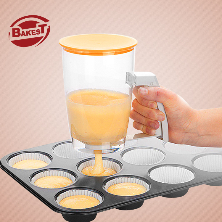 Multifunctional Baking Plastic Powder Sieve/Cup Sieve /Hand-Held Convenient Manual Flour Sieve Hand Pressed Powder Sieve