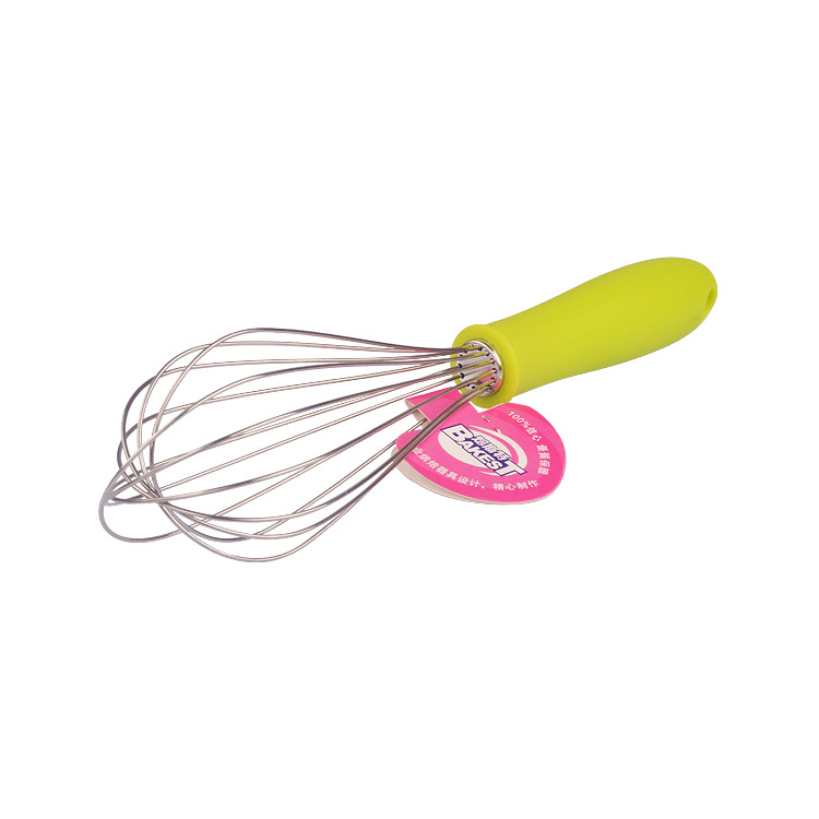 10 Inch/12 Inch Mini Kitchen Egg Beater Mixer Whisk Milk Frother Stirrer Plastic Handle Egg Beater