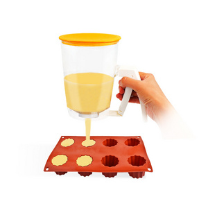 Multifunctional Baking Plastic Powder Sieve/Cup Sieve /Hand-Held Convenient Manual Flour Sieve Hand Pressed Powder Sieve