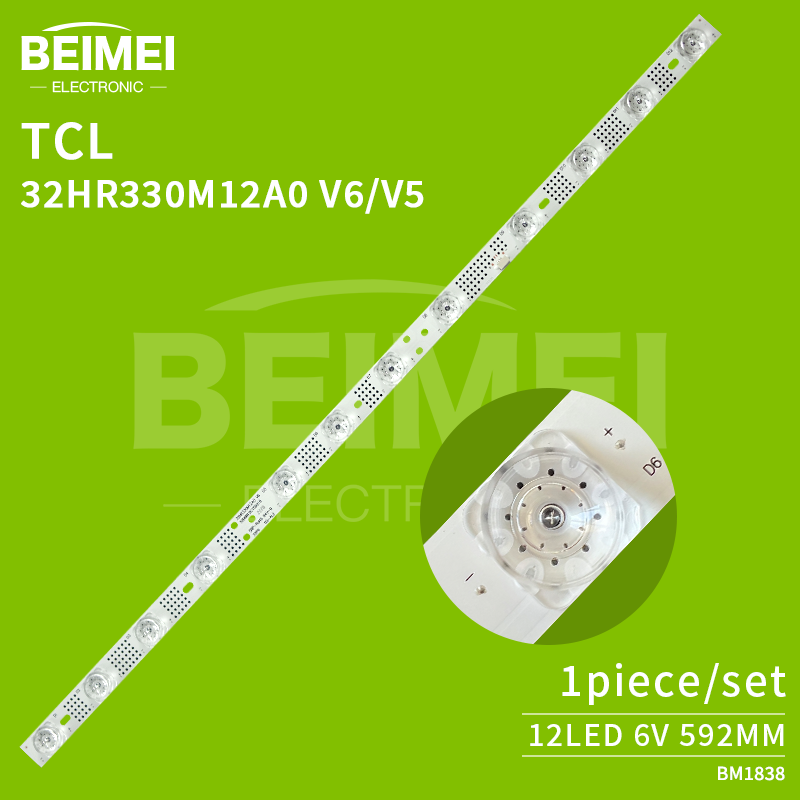 LED Backlight TV For TCL 32inch 4C-LB3212-HR02J 32HR330M12A0 LED Backlight Strip TV spare parts L32F3301B 32HE5800 3212-HR01J