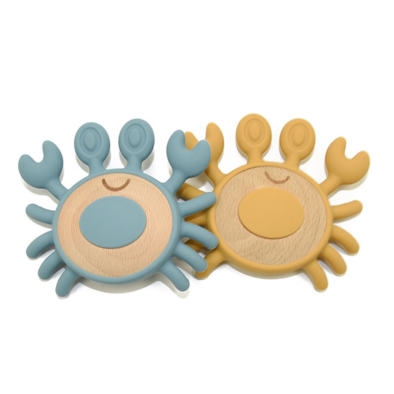 Hot Selling Silicone Animal Version Chew Music Food-grade Silicone Soothes The Baby Bite Glue Tooth Grinding Stick