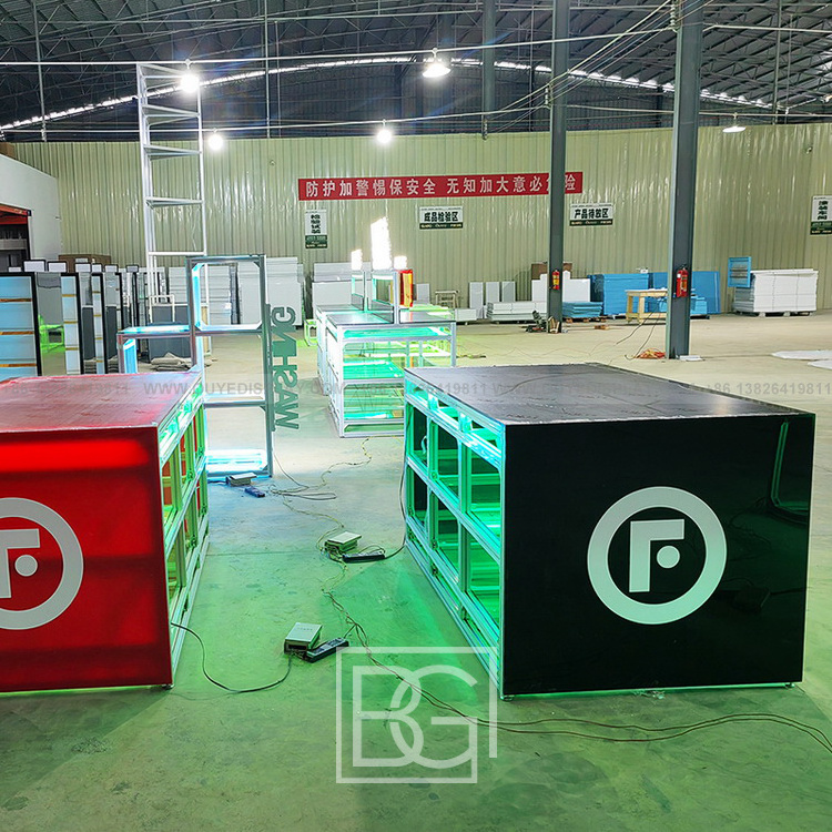 Modular Expo Storage Recyclable Exhibits Advertising Trade Show Food Booth Expo Stand Tradeshow Display Booth For Display