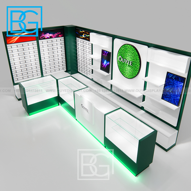 High Quality Display Cabinet And Used Glass Showcases And Display Cases For Tobacco Shop Display Furniture