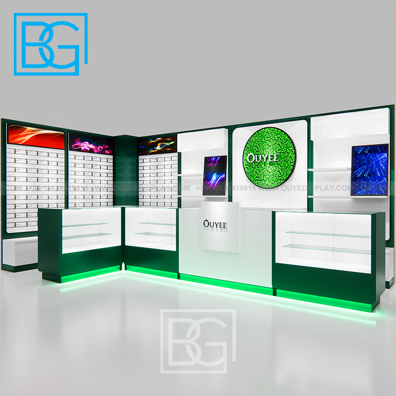 High Quality Display Cabinet And Used Glass Showcases And Display Cases For Tobacco Shop Display Furniture