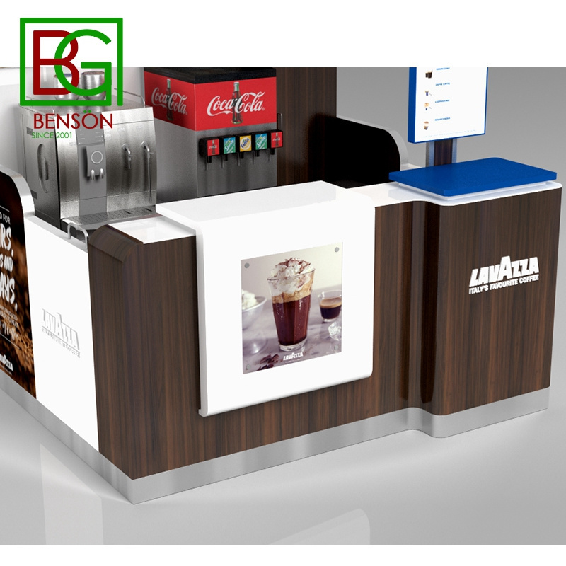 Latest Wholesales Cafe Kiosk Coffee Kiosk Design In Mall High Quality Food Kiosk In Mall