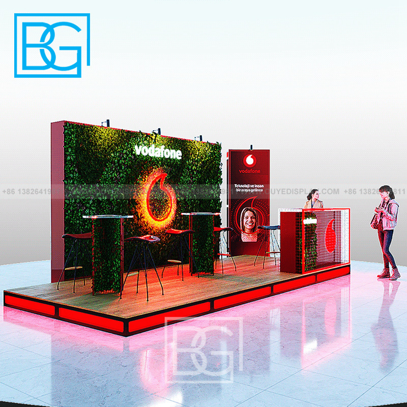 Display Trade Show Expo Custom Trade Show Expo Backdrop Luxury Exhibition Booth Exhibition Booth Design With Light