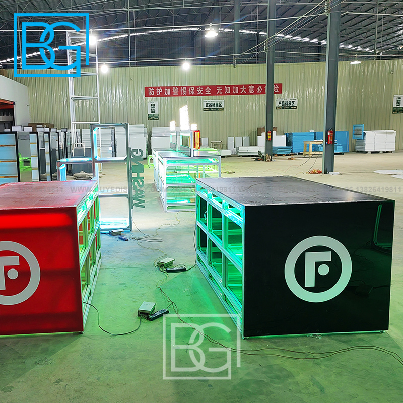 Modular Expo Storage Recyclable Exhibits Advertising Trade Show Food Booth Expo Stand Tradeshow Display Booth For Display