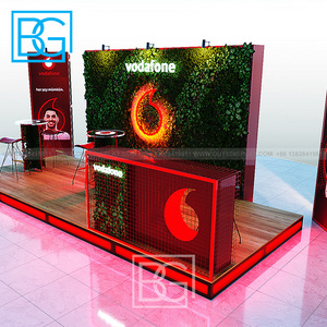 Display Trade Show Expo Custom Trade Show Expo Backdrop Luxury Exhibition Booth Exhibition Booth Design With Light