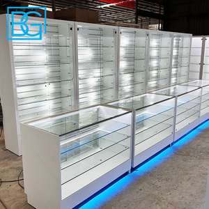 Cabinets Supplier High End Retail Store Interior Design Smoke Shop Showcase Mobile Display Counter Furniture For Shops Display