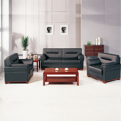 Commercial Furniture Office Executive Leather Sofa Sectional Sofa For Reception