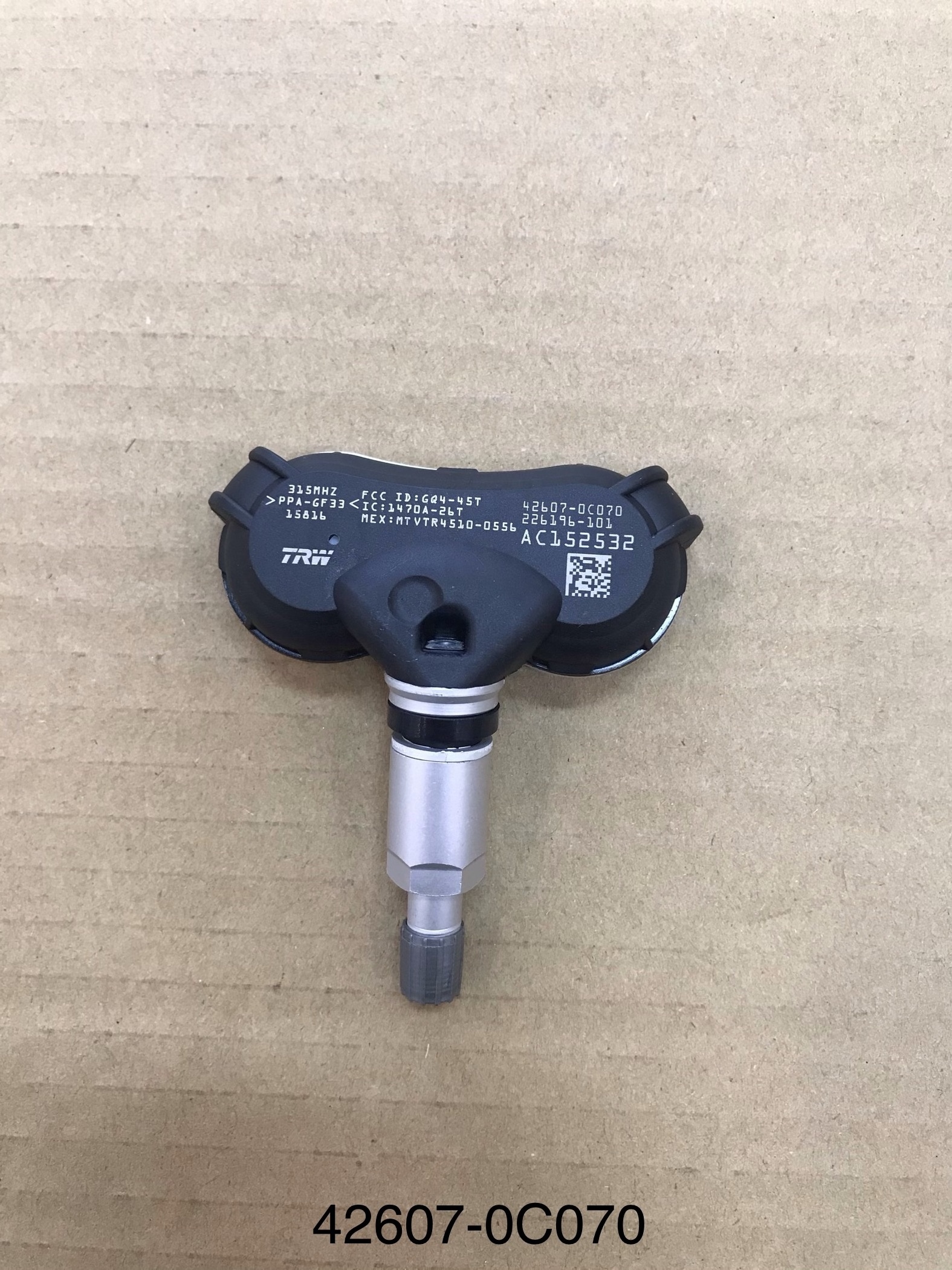 Car parts Tire pressure sensor for OEM 42607-0C070 TPMS SENSOR factory price Monitor TPMS  for tundra