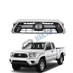 Maictop car accessories front bumpers upper grille mesh radiator grill for tacoma 2012 2013 2014 2015 pcikup