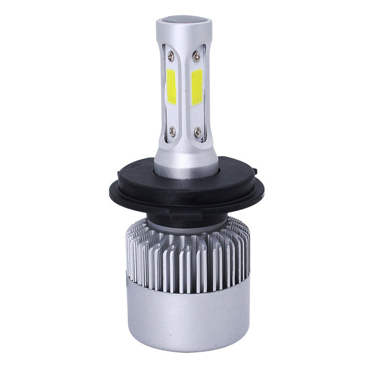 Factory direct sell S2 led headlight 3 sides 4 sides 8000 lumens H1 H7 H11 motorcycle car led fog light bulb