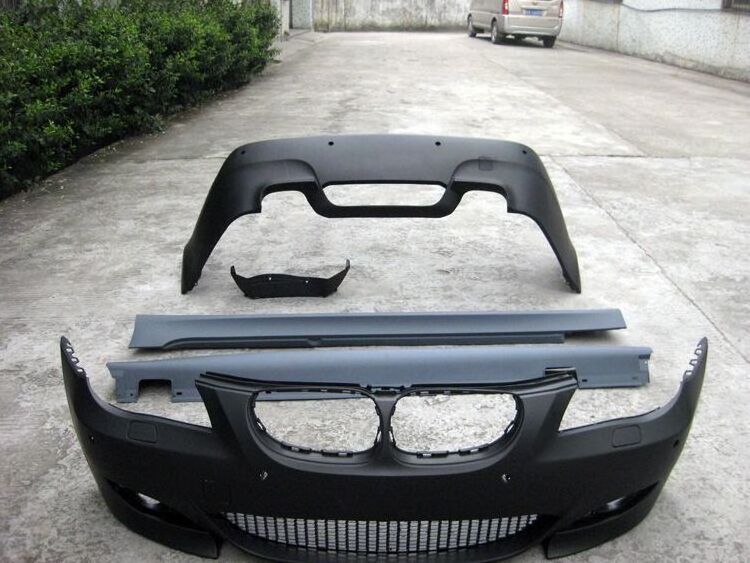 BETTER High Quality Car body kit for BMW E60 5 series To M5 style Front bumper Rear bumper Side skirts