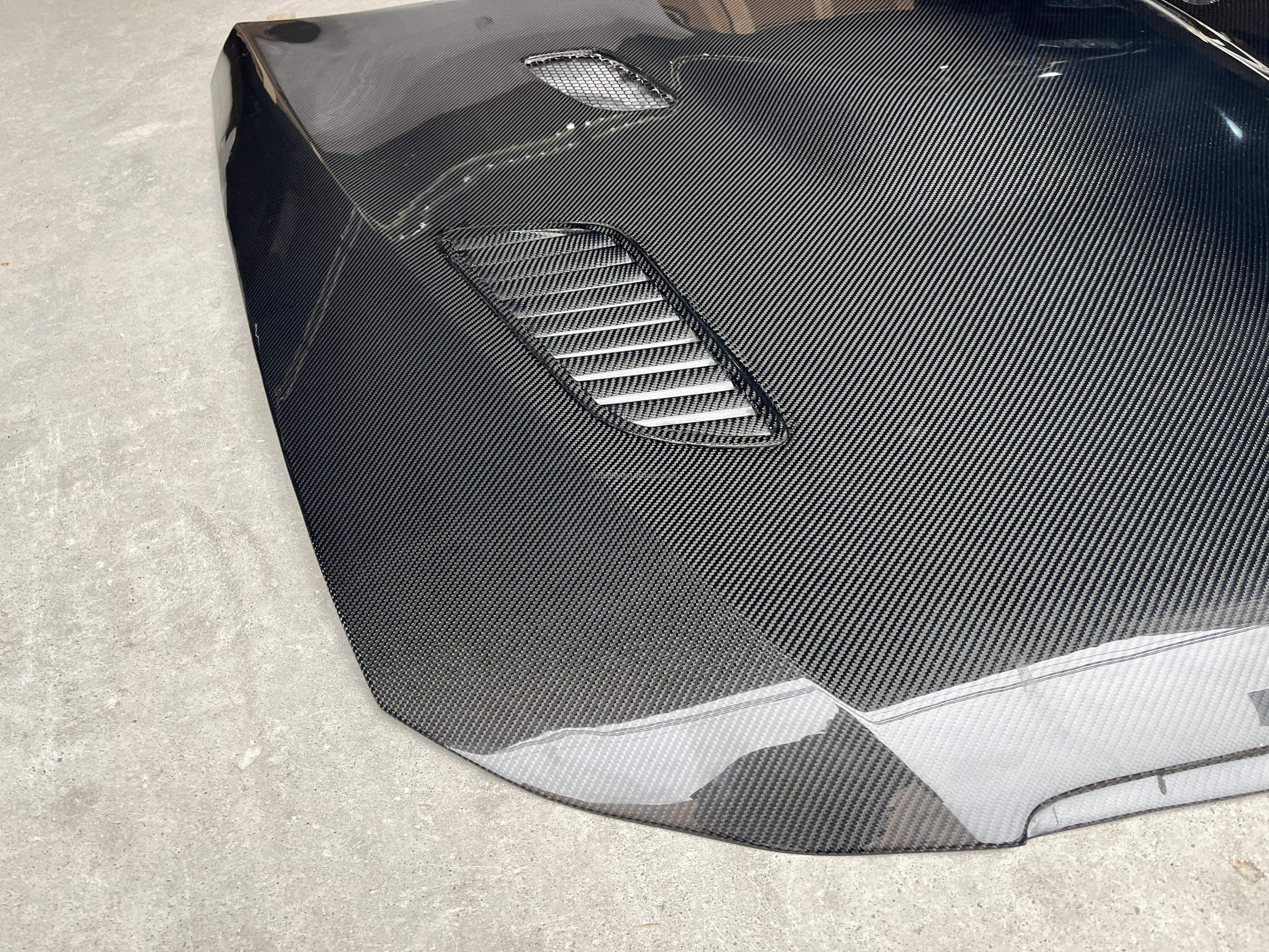 Factory Price carbon fiber hood for BMW E90 E92 E93 front scoop V design To M3 style bonnet 2008~2013