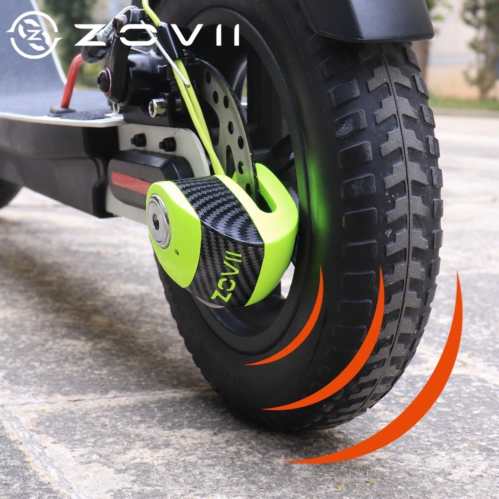 Outdoor Durable Alarm Disc Lock Alarm Lock Motorcycle Electric Scooter Accessories Anti Theft Disc Brake Lock