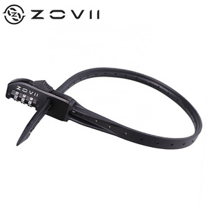 Cycling Security 3 Digit Password Lock Self-locking Cable Ties E Bike Bicycle Cable Lock Motorcycle plastic steel helmet lock