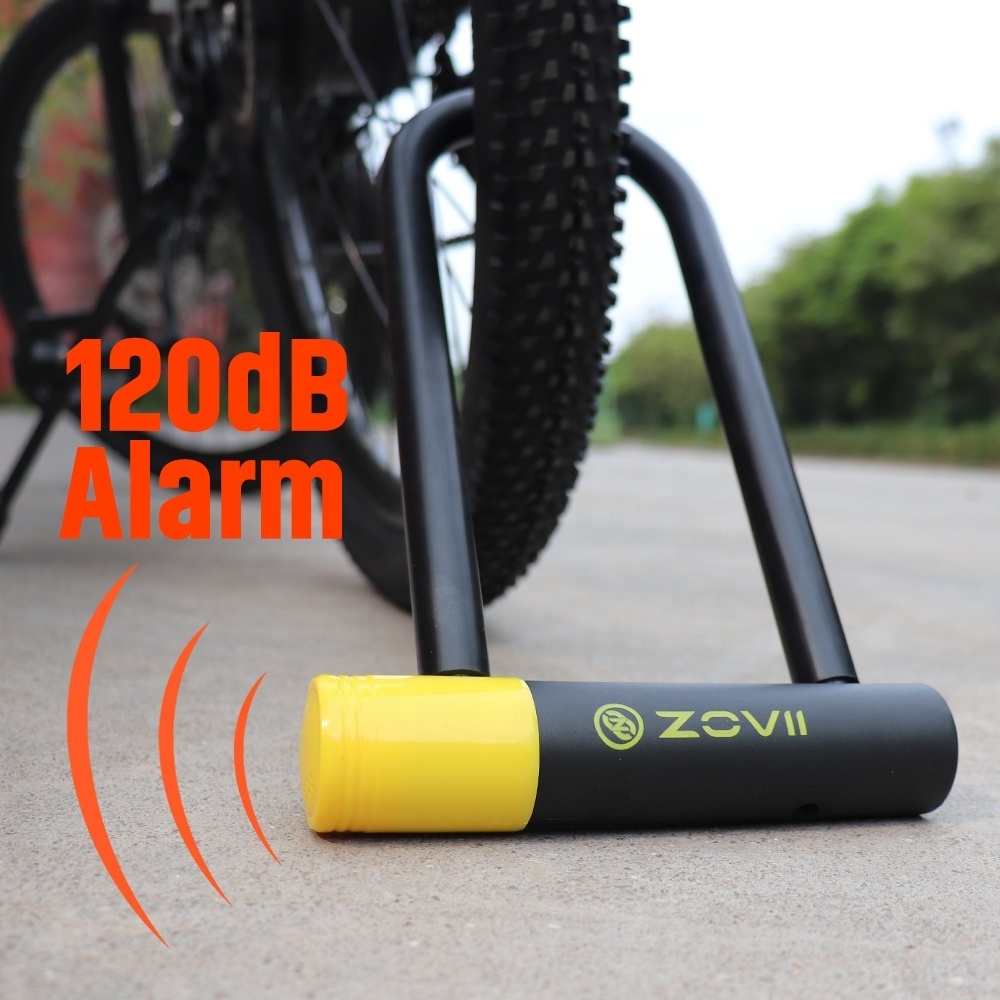 New Arrival Ulock Smart Waterproof 120dB Anti-Theft Smart bike Alarm Lock Bicycle U Lock