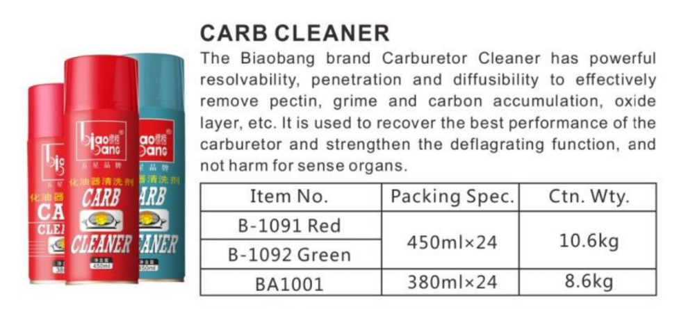 450ml car cleaning carburetor carb choke cleaner auto parts choke and carb cleaner