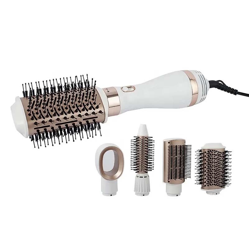 OEM Brands Professional 4 In 1 Hot Air Brush Electric Comb Fast Hair Straightener One Step Straight Hair Dryer Comb