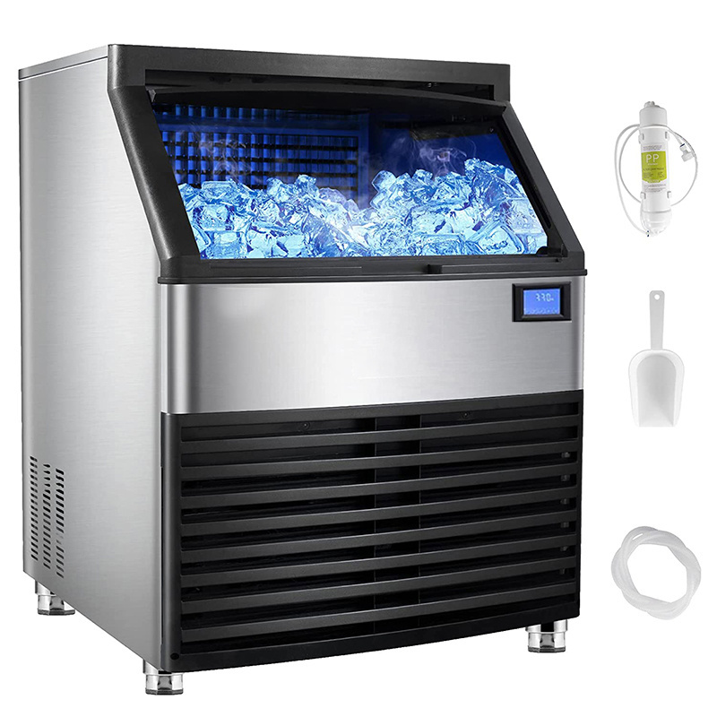 100KG /24H  ice cube  110V 220V maker machine for large commercial coffee shops and bars