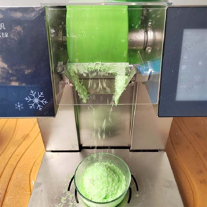 Full Automatic Milk Snow Ice Machine Snowflake Ice Making Korean Bingsu Commercial Machine