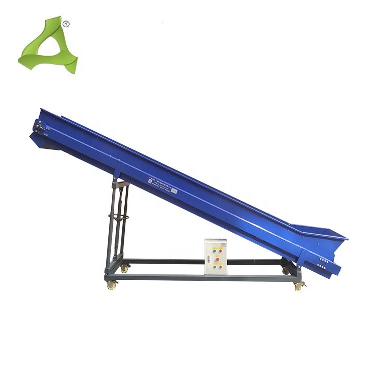 Large Capacity Portable Wood Chip Belt Conveyor for Truck Loading Unloading