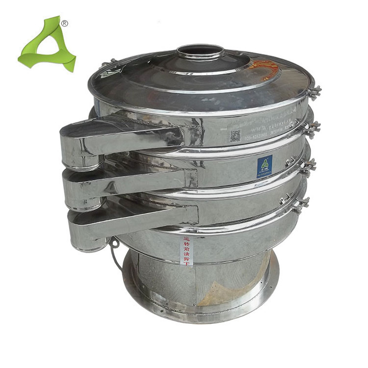 Industrial Circular Rotary Cassava Starch Vibrating Sieve Sifter Powder Screening Machine Vibration Shaker