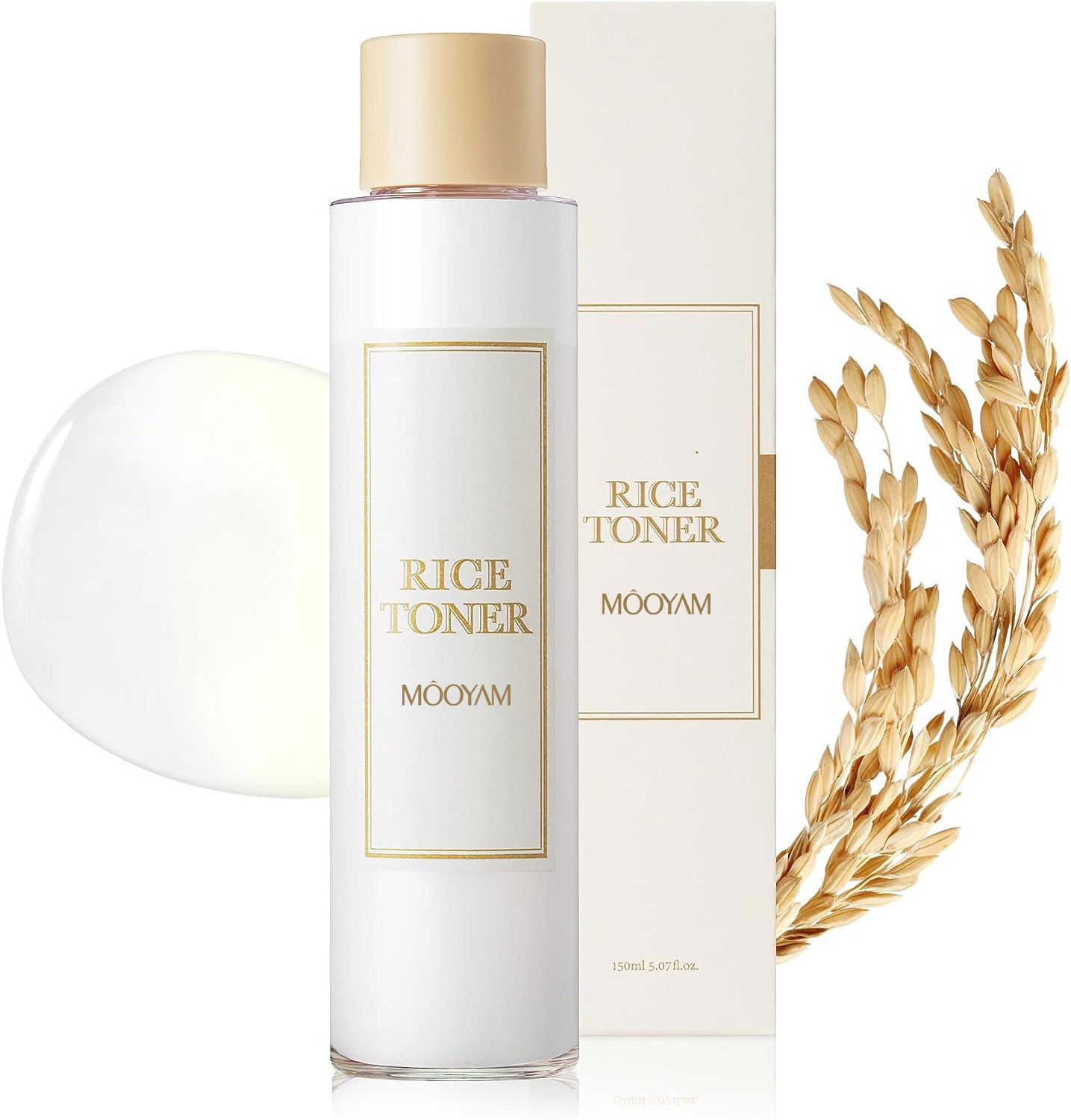 Korea Skin Care 77.78% Rice Extract Toner Glow Essence Hydrating Vegan Beauty Rice Toner with Niacinamide