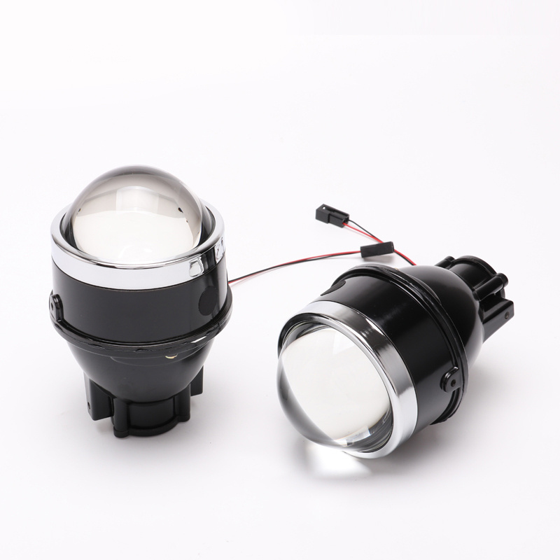 RR Car Fog Light Projector 3 Inch Bi-Xenon Fog Lamp HID Projector Lens With H11 D2H  HID Xenon Bulb