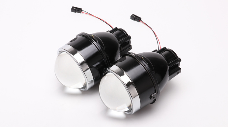 RR Car Fog Light Projector 3 Inch Bi-Xenon Fog Lamp HID Projector Lens With H11 D2H  HID Xenon Bulb