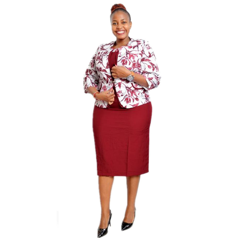 African Woman clothing two pieces casual african church suits plus size women's dresses