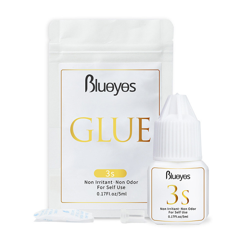 Blueyes Latex Free Tasteless Glue Use At Home Eyelash Extension Glue For Sensitive Eyes