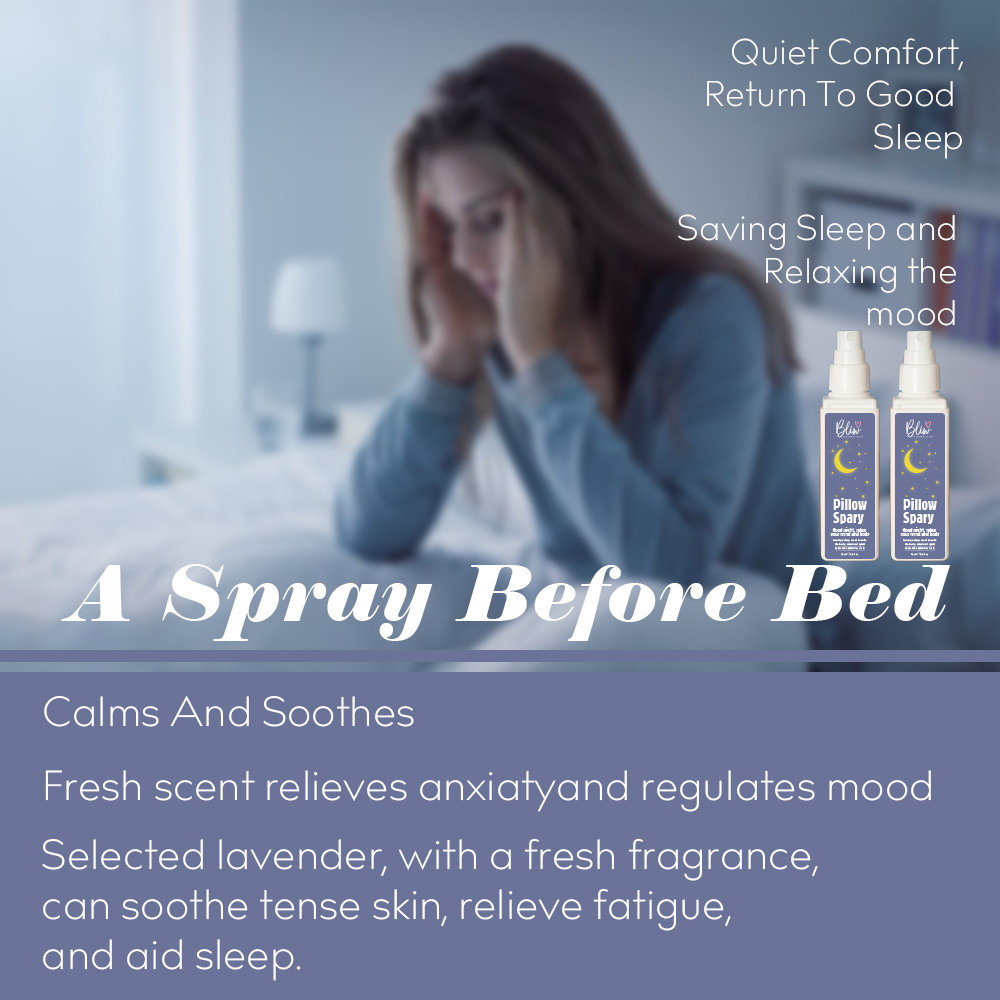 BLIW Private Label Aromatherapy Natural Good Fragrance Sleep Well Mist Sleep Pillow Spray For Soothing Relaxing Rest