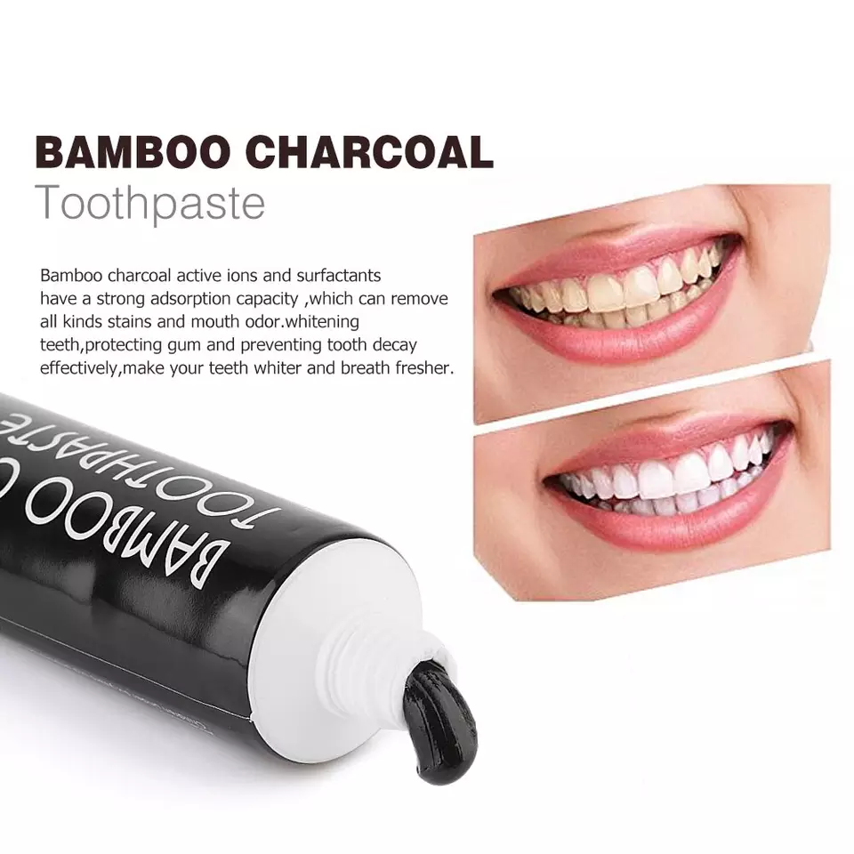 BLIW Private Label High Quality Removes Stains Bad Breath Organic Activated Charcoal Toothpaste For Teeth Whitening