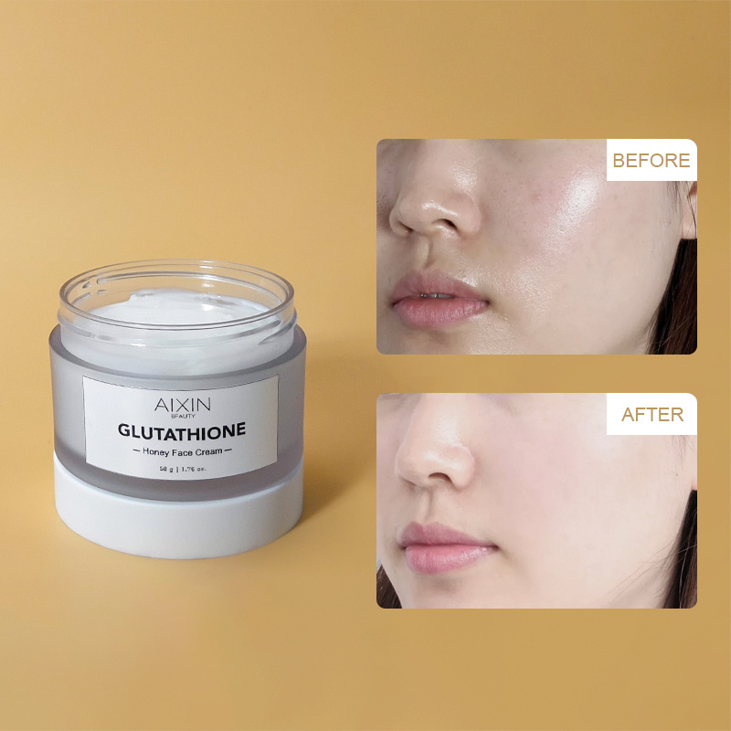 BLIW Private Label Popular Skin Whitening Anti Wrinkle Dark Spot Remover Nourishing Moisturizer Glutathione Honey Face Cream