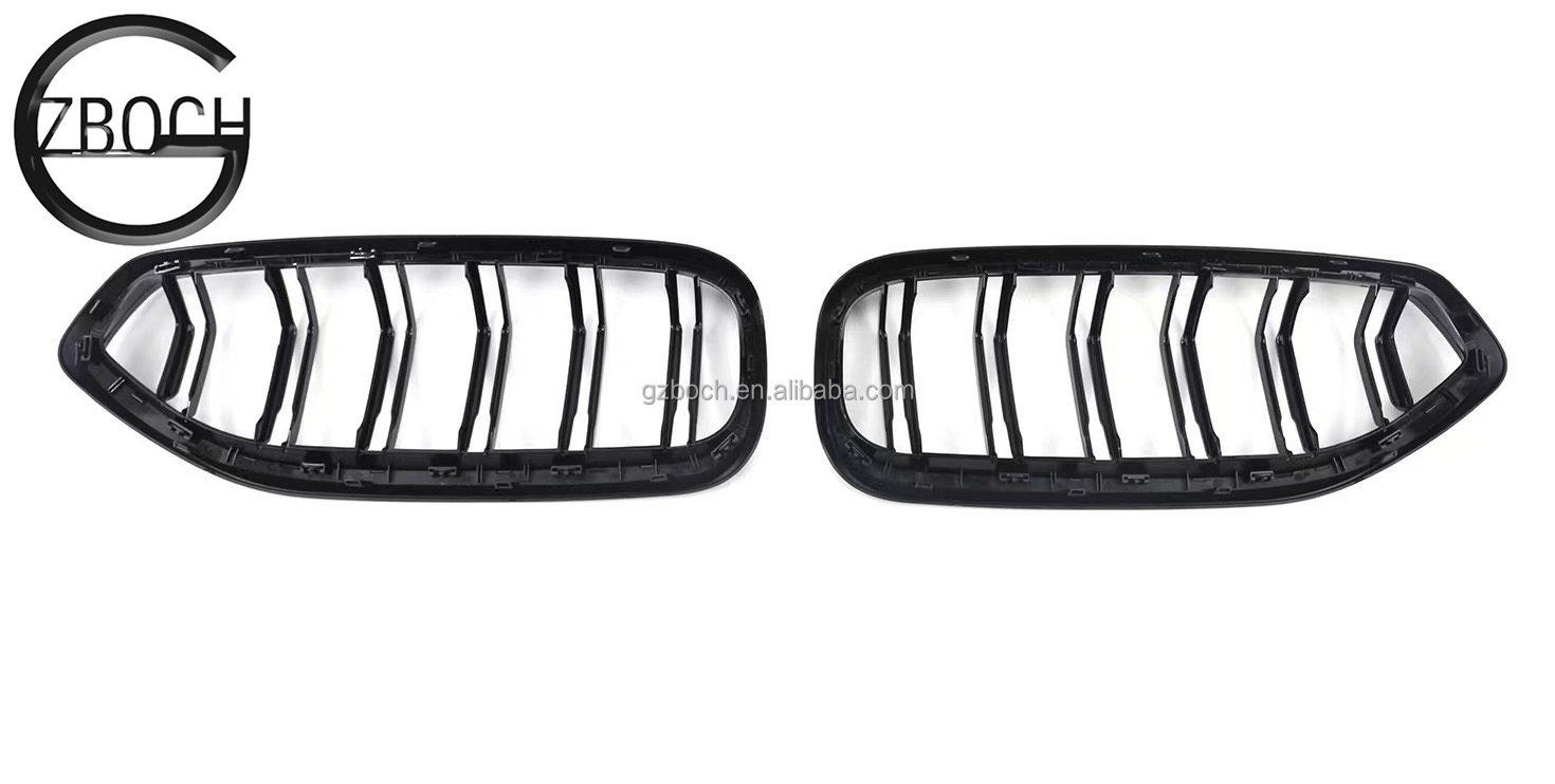 G29 front bumper grill for BMW Z4 G29 2020-2023 body kits glossy black grills double slats grille