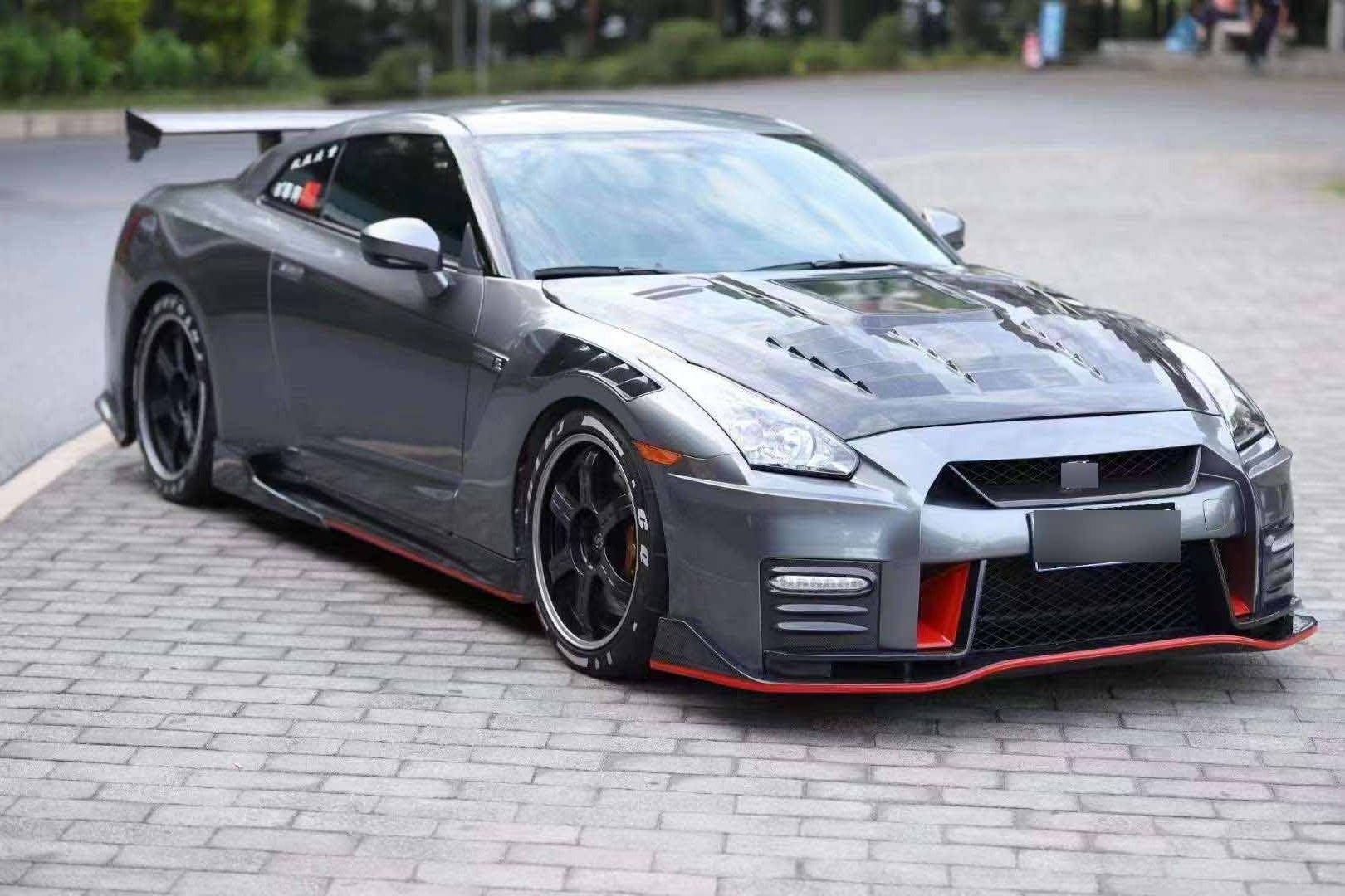 Wholesale Car bumpers For Nissan GTR GT-R R35 Facelift Nismo CF&PP Front Rear car bumper Spoiler front lip rear lip Side skirt