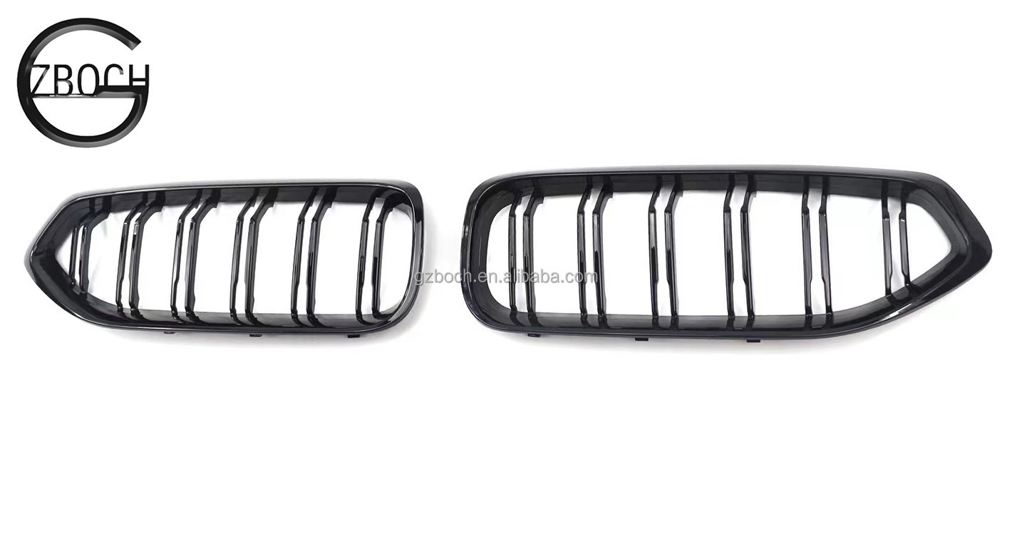 G29 front bumper grill for BMW Z4 G29 2020-2023 body kits glossy black grills double slats grille