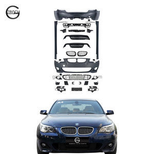 Wholesale body kit for BMW E60 5 series upgrade to MT car bumper front bumper assembly rear bumper assembly side skirt