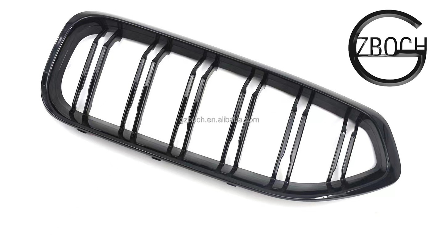 G29 front bumper grill for BMW Z4 G29 2020-2023 body kits glossy black grills double slats grille