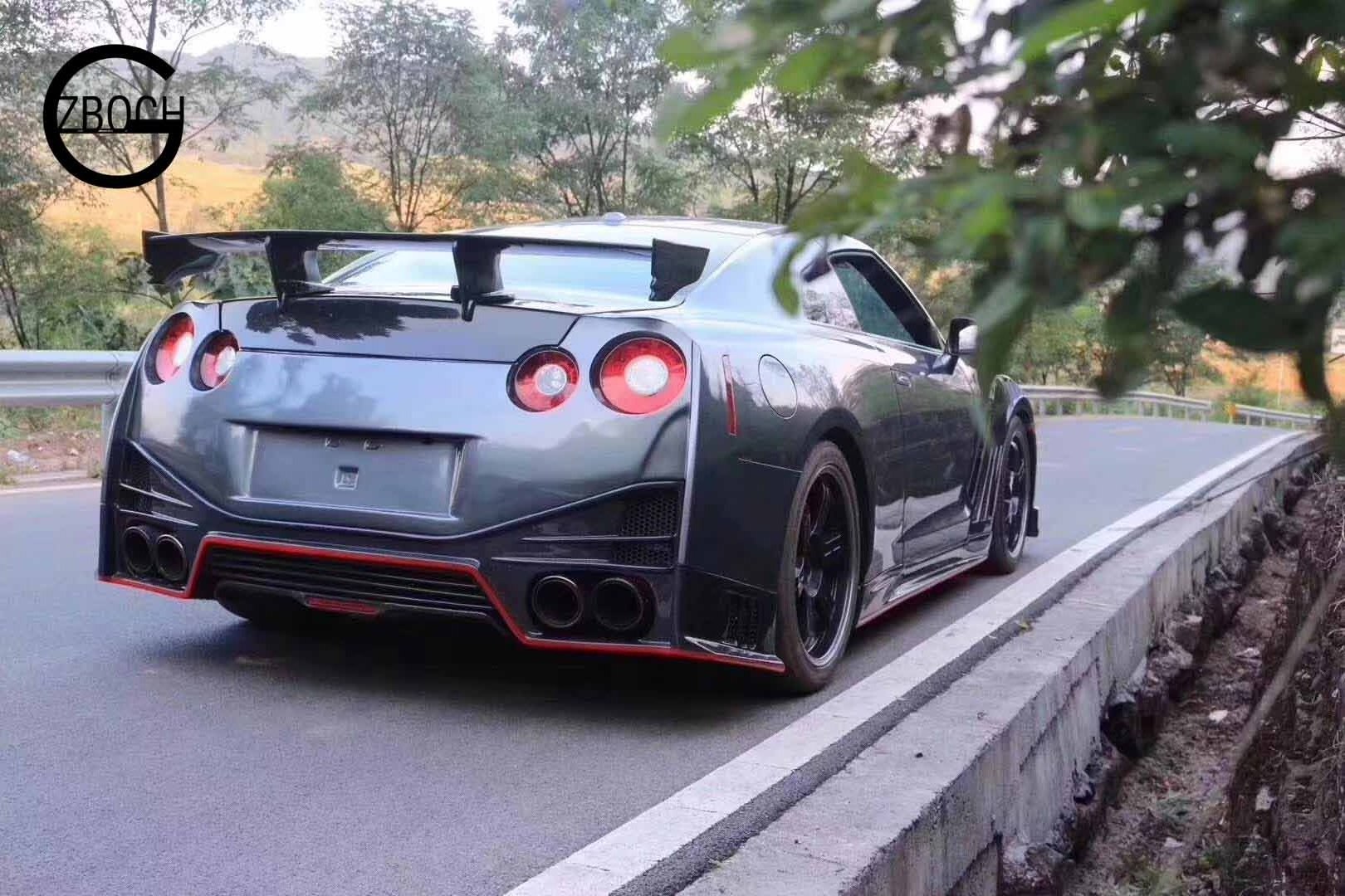 Wholesale Car bumpers For Nissan GTR GT-R R35 Facelift Nismo CF&PP Front Rear car bumper Spoiler front lip rear lip Side skirt