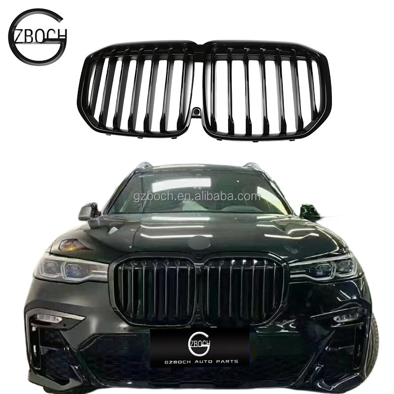 G29 front bumper grill for BMW Z4 G29 2020-2023 body kits glossy black grills double slats grille