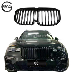 G29 front bumper grill for BMW Z4 G29 2020-2023 body kits glossy black grills double slats grille